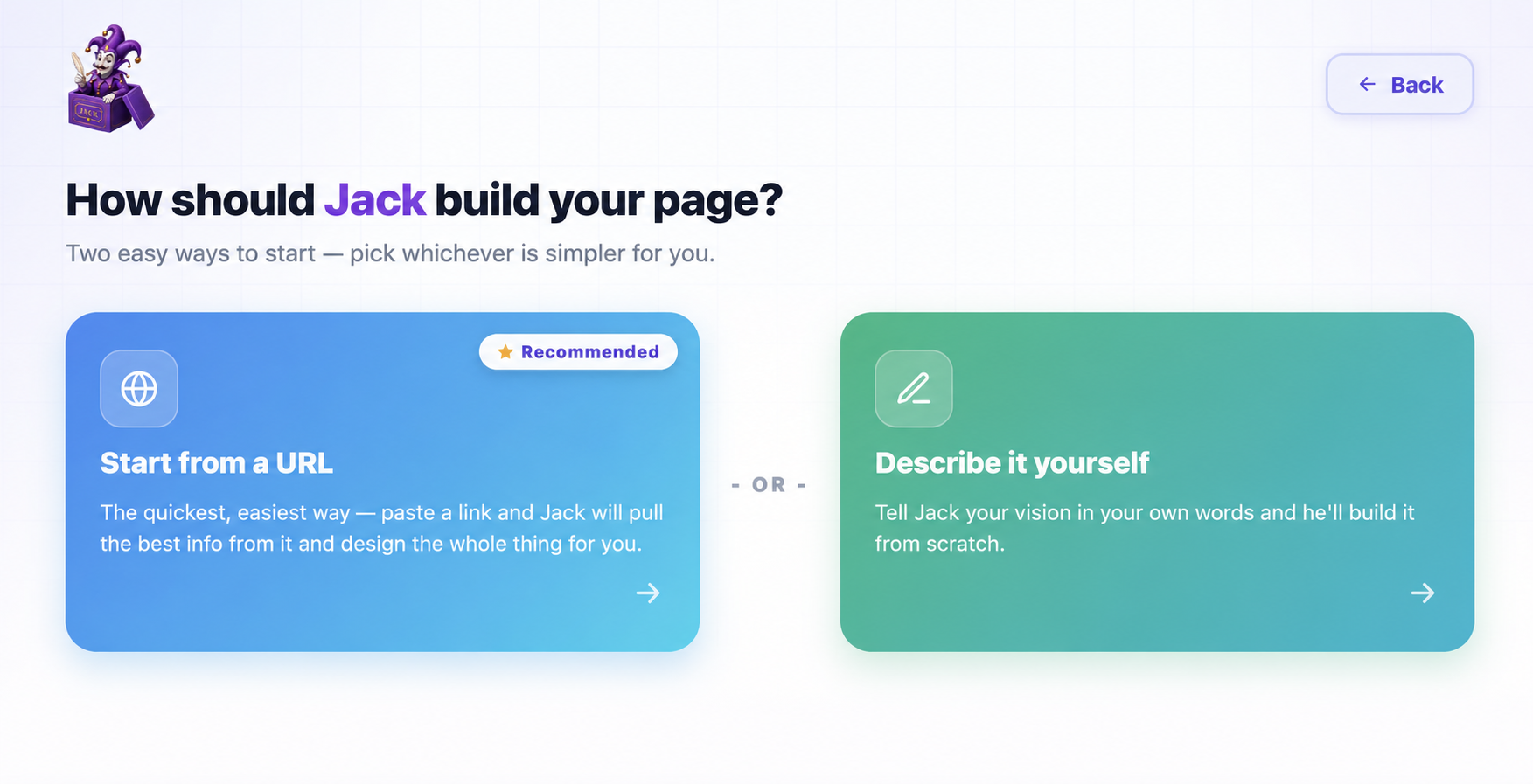 MagicBox Jack builder example showing a promotional design being created
